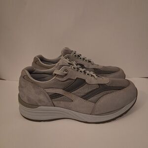 SAS Journey Mesh Suede Men’s Size 10.5 W3 Tripple Wide Gray Walking Shoes